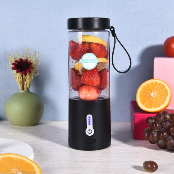 Portable Multifunctional USB Rechargeable Juice Extractor Cup Mini Electrical Juicer(White)