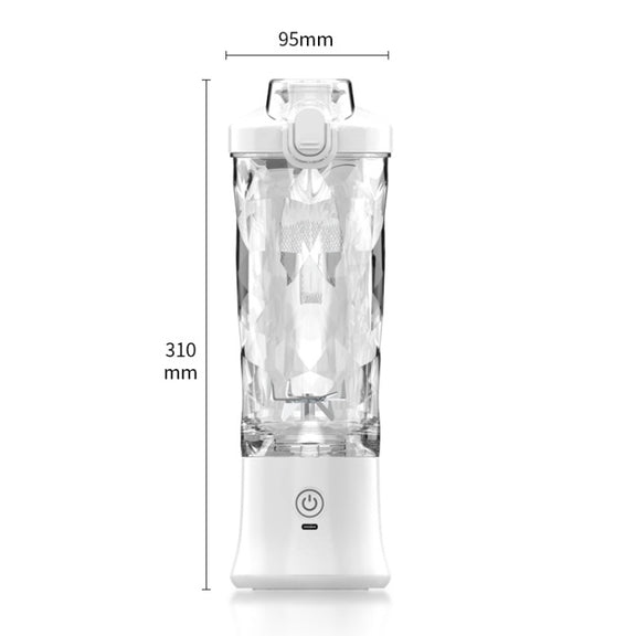 Portable Multifunctional USB Charging Juice Cup Mini Electrical Blender(White)