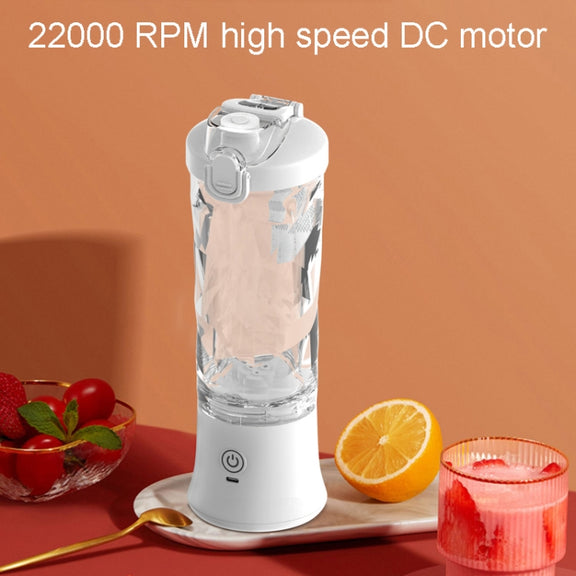 Portable Multifunctional USB Charging Juice Cup Mini Electrical Blender(Black)