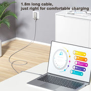 Lenovo ThinkBook Biscuit GaN 65W Power Adapter USB-C/Type-C Fast Charger For Phone Tablet