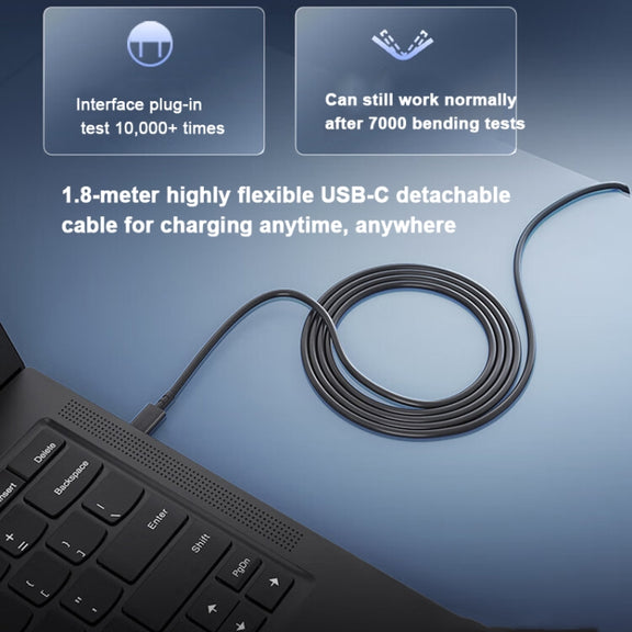 Lenovo Thinkplus 100W GaN Lipstick Power Adapter USB-C/Type-C Fast Charger,CN Plug