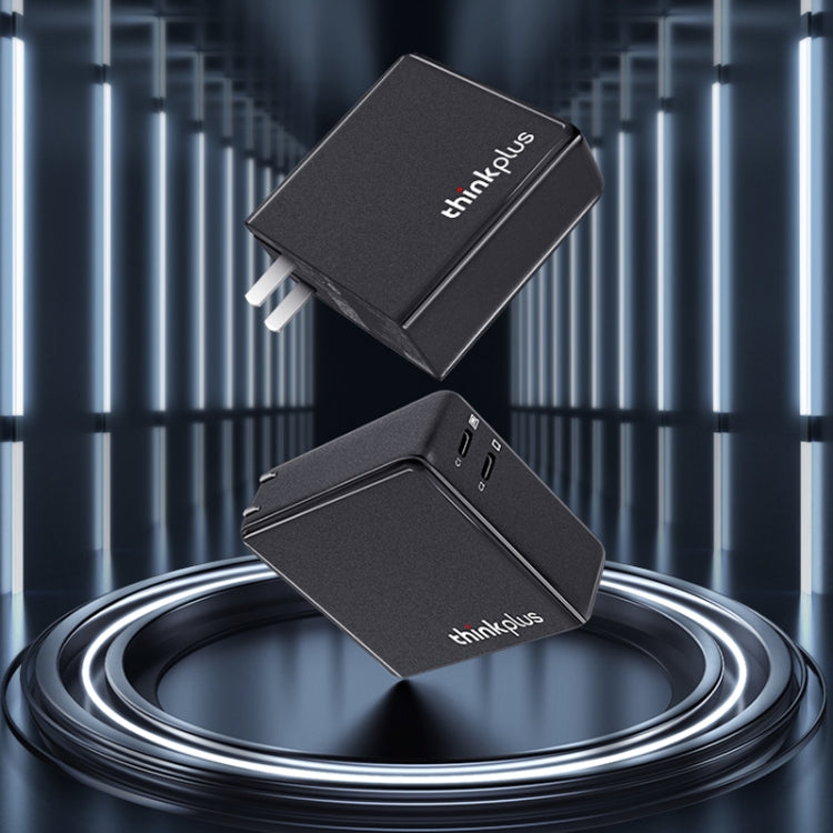Lenovo Thinkplus 135W GaN Dual USB-C/Type-C Port Power Adapter Fast Charger