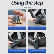 Car Wireless Inflatable Pump Electric Car Tyre 12V High Power Inflator(Upgrade)