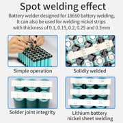 8000W High Power 18650 Battery Handheld Spot Welding Machine, Style: Automatic Version US Plug