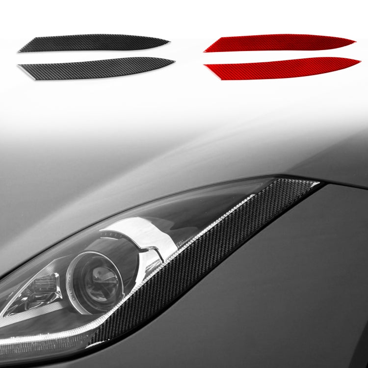 For Jaguar F-TYPE 2013+ Universal Light Eyebrow Sticker For Left And Right Drive(Red)
