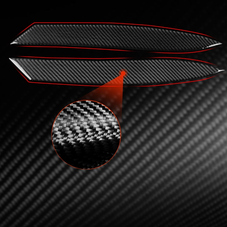 For Jaguar F-TYPE 2013+ Universal Light Eyebrow Sticker For Left And Right Drive(Red)