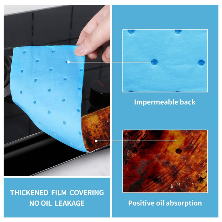 10pcs /Pack Disposable Oil Groove Suction Paper for Cooker Hoods, Spec: 7x90cm Regular