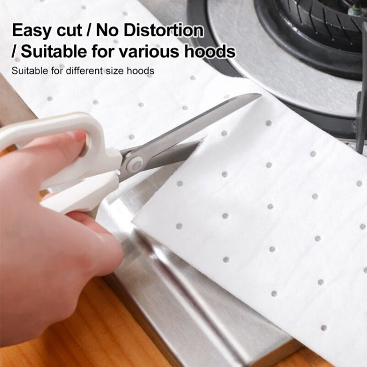 10pcs /Pack Disposable Oil Groove Suction Paper for Cooker Hoods, Spec:  7x90cm Thickened