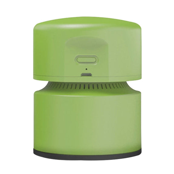 Desktop Mini Vacuum Cleaner USB Rechargeable Office Home Portable Paper Cleaner(Green)