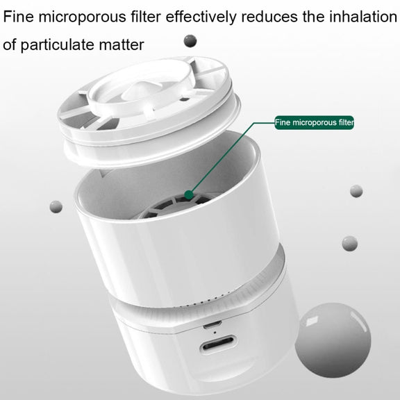 Desktop Mini Vacuum Cleaner USB Rechargeable Office Home Portable Paper Cleaner(Green)