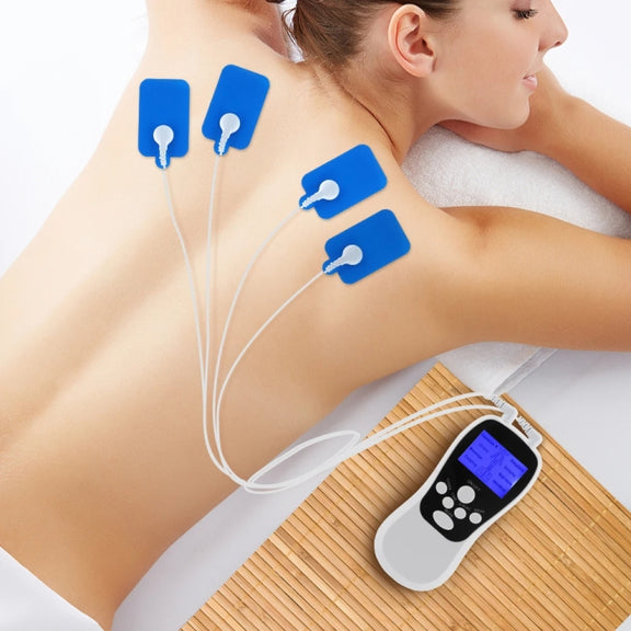 Multifunctional Low Frequency Pulse Meridian Physiotherapy Massage Instrument, Color: Blue Upgrade