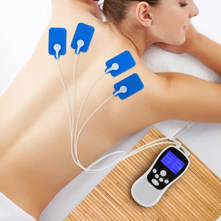 Multifunctional Low Frequency Pulse Meridian Physiotherapy Massage Instrument, Color: White Standard