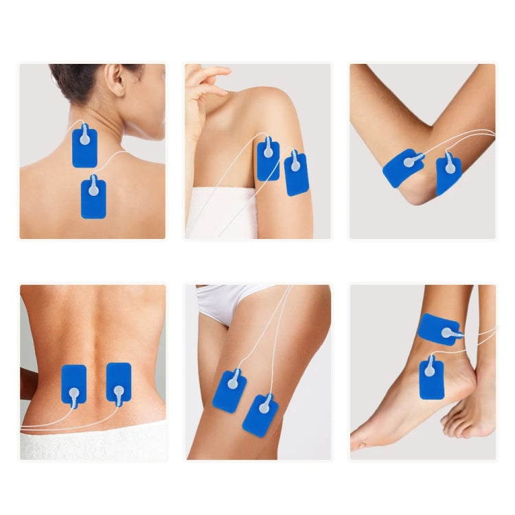Multifunctional Low Frequency Pulse Meridian Physiotherapy Massage Instrument, Color: Blue Standard
