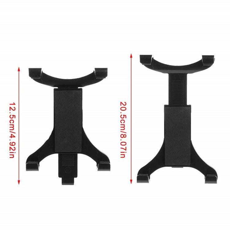 Car Dashboard Silicone Suction Cup Rotatable Tablet Four-claw Holder(Black)