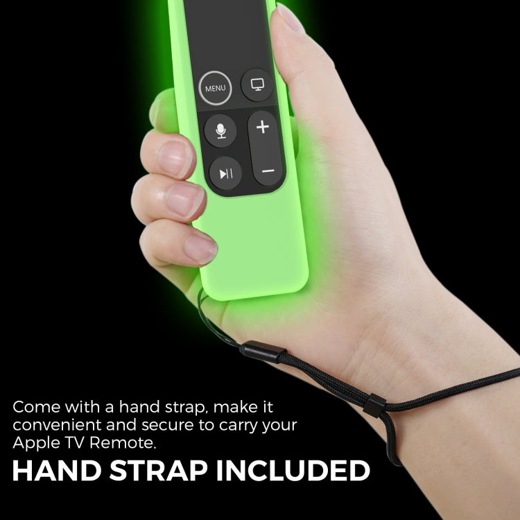 For Apple TV HD / 4K+AirTag AhaStyle PT175 Remote Control Tracker 2 In 1 Silicone Protective Cover(Black)