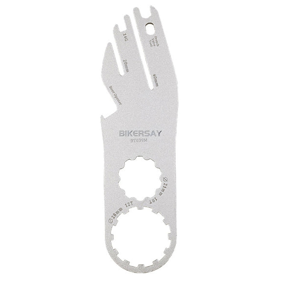 BIKERSAY BT039M 7 In 1 Bicycle Disc Brake Piece Correction Multifunction Wrench Repair Tools