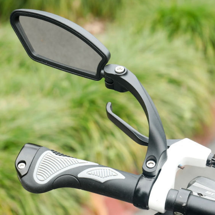 Motorcycle Wide View Rear View Mirror Bicycle Reflector, Color: Square Right