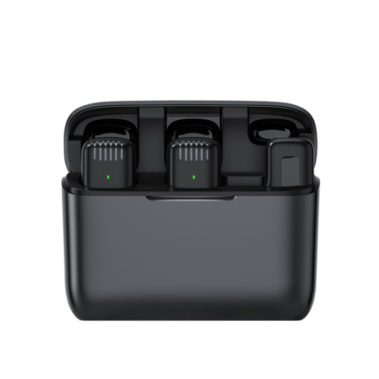 One To Two Outdoor Recording Lavalier Microphone Noise Canceling Wireless Mic For Live Streaming, Interface: 8 Pin