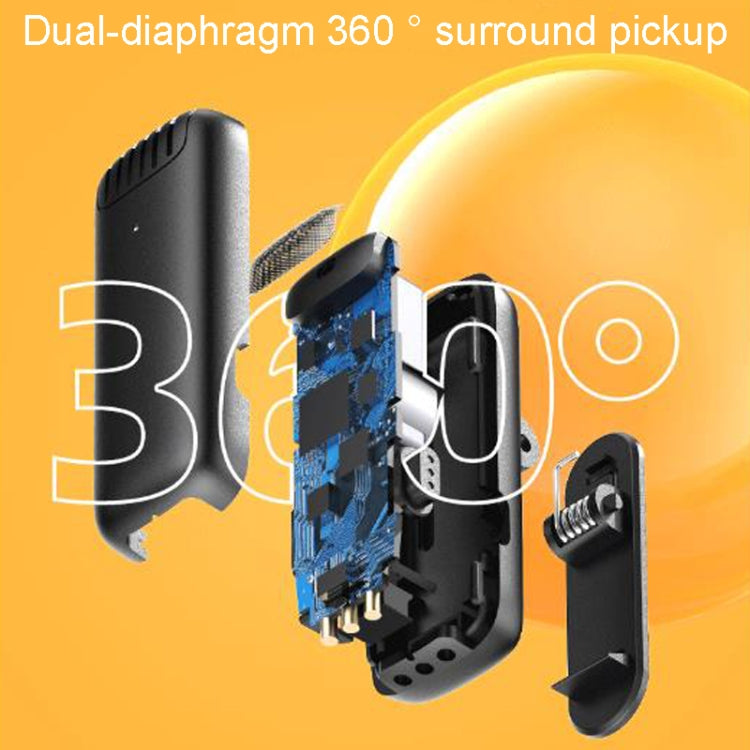 One To Two Outdoor Recording Lavalier Microphone Noise Canceling Wireless Mic For Live Streaming, Interface: 8 Pin