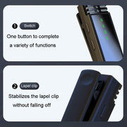 One To Two Outdoor Recording Lavalier Microphone Noise Canceling Wireless Mics, Interface: 8 Pin