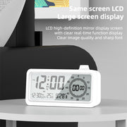 Visual Timer Alarm Clock Dual Display LCD Time Reminder(Pink)