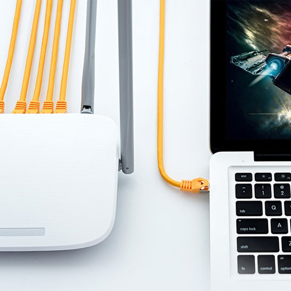 25m CAT6 Gigabit Ethernet Double Shielded Cable High Speed Broadband Cable
