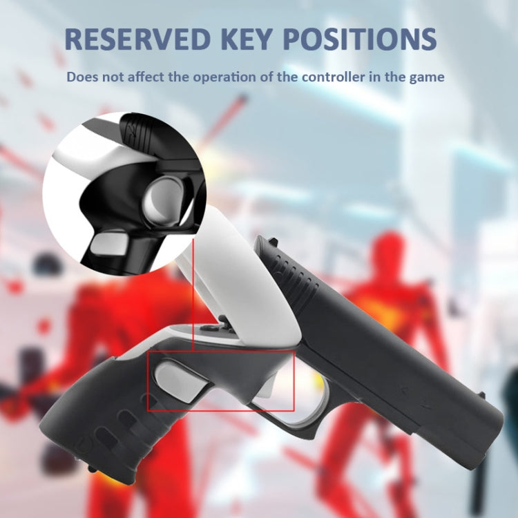 For Meta Quest 2 VR  iplay Controller Shooting Game Grip(Black)