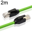 2m CAT6 Double Shielded Gigabit Industrial Cable Vibration-Resistant And Highly Flexible Drag Chain Cable - Lan Cable and Tools by PMC TechLife | Online Shopping South Africa | PMC TechLife