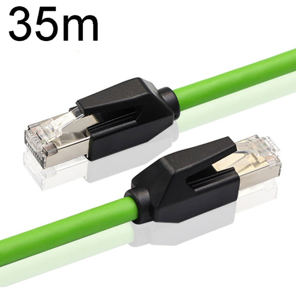 35m CAT6 Double Shielded Gigabit Industrial Cable Vibration-Resistant And Highly Flexible Drag Chain Cable