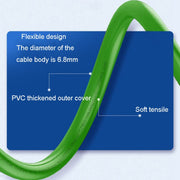 25m CAT6 Double Shielded Gigabit Industrial Cable Vibration-Resistant And Highly Flexible Drag Chain Cable