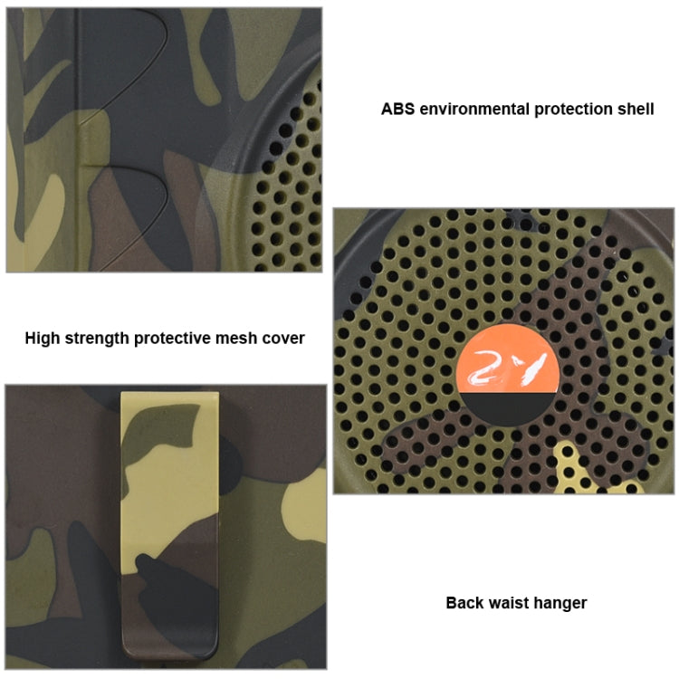 25W  Bluetooth Voice Amplifier Bird Hunting Speaker Supports USB/TF/FM 1000m Remote Control EU Plug(Camouflage)