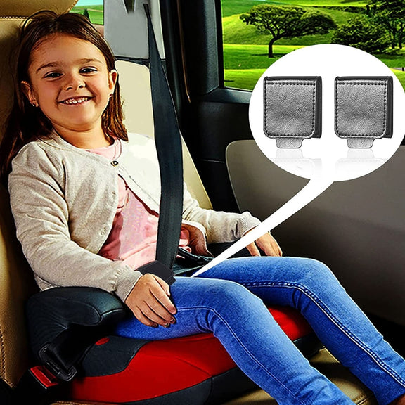 1pair Child and Adult Car Seat Belt Anti-strangle Adjuster(Gray)