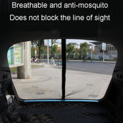 M 156 x 150cm Car Tailgate Anti-Mosquito And Insect Screens Trunk Magnetic Sunscreen Mosquito Net