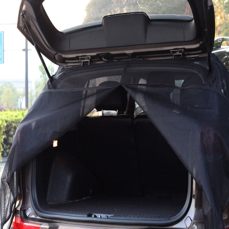 XL 174 x 150cm Car Tailgate Anti-Mosquito And Insect Screens Trunk Magnetic Sunscreen Mosquito Net