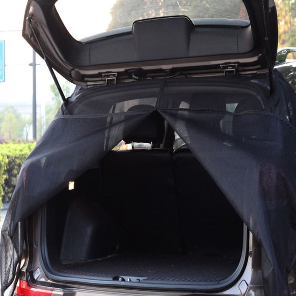 XL 174 x 150cm Car Tailgate Anti-Mosquito And Insect Screens Trunk Magnetic Sunscreen Mosquito Net