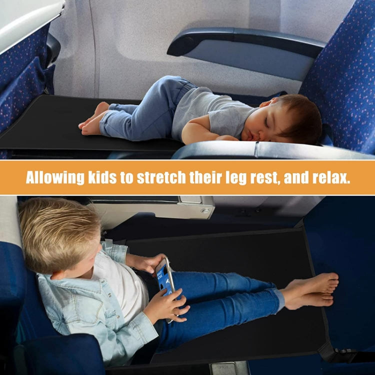 79 x 44cm Kids Airplane Seat Extender Portable Travel Seat Cushion(Blue)