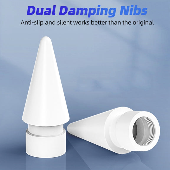 For Apple Pencil 1 / 2 Generation Replacement Tip Double Damping Anti-slip Modified Nib 2B