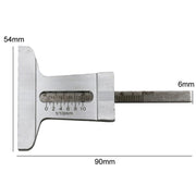 0-50mm Stainless Steel Tire Tread Vernier Depth Gauge
