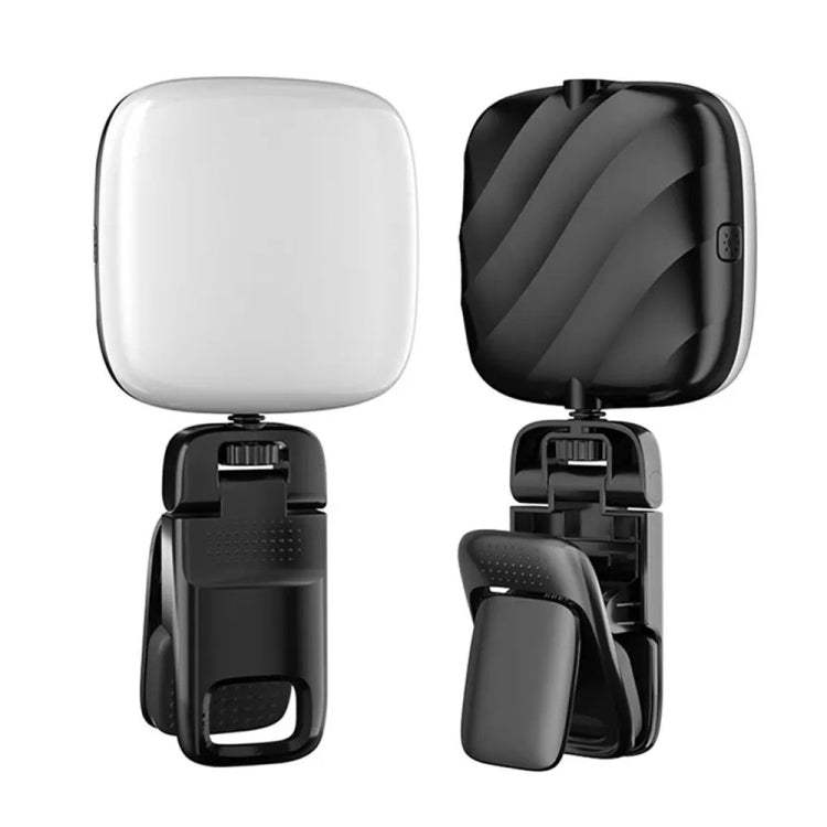 LED Mobile Phone Live Beauty Fill Light USB Charging Camera Pocket Light(Black)