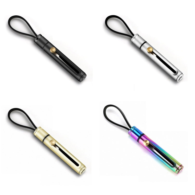 Mini Outdoor Portable Multi-functional Detachable Express Keychain, Color: Golden