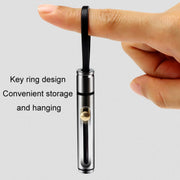 Mini Outdoor Portable Multi-functional Detachable Express Keychain, Color: Black