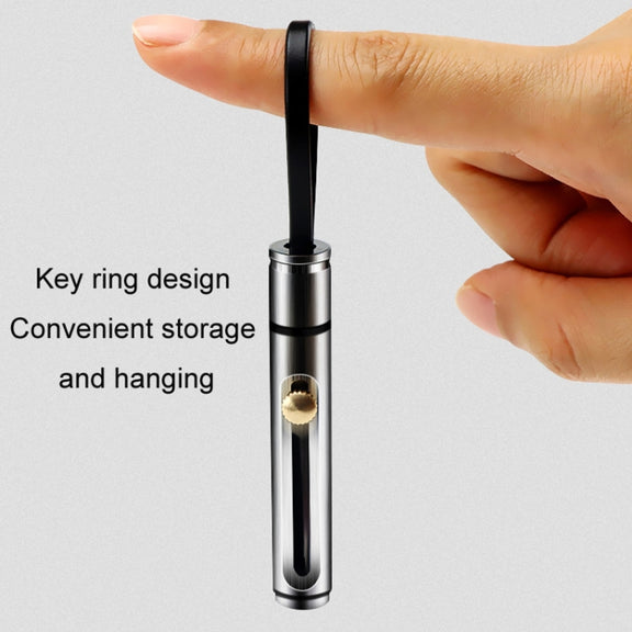 Mini Outdoor Portable Multi-functional Detachable Express Keychain, Color: Silver