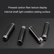4pcs/set Carbon Fiber Door Interior Deadbolt Trim Cover