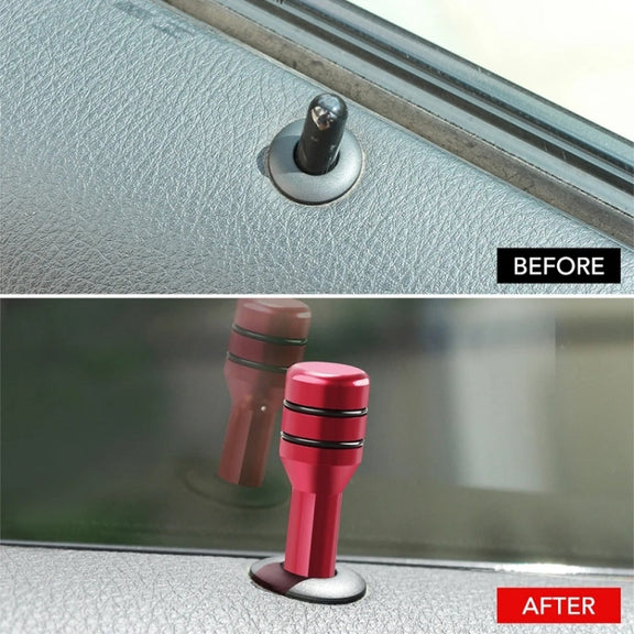 Car Aluminium Door Lift Safety Door Latch(Blue)