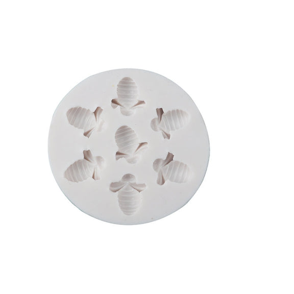 Little Bee Silicone Mold Fondant Chocolate Cake Mold, Spec: Mk-3172 Light Gray