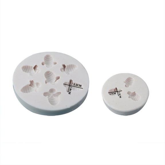 Little Bee Silicone Mold Fondant Chocolate Cake Mold, Spec: Mk-3172 Light Gray