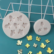 Little Bee Silicone Mold Fondant Chocolate Cake Mold, Spec: Mk-3172 Light Gray