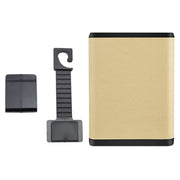 Multifunctional Car Dustbin Car Seatback Door Hanging Storage Box(Beige)