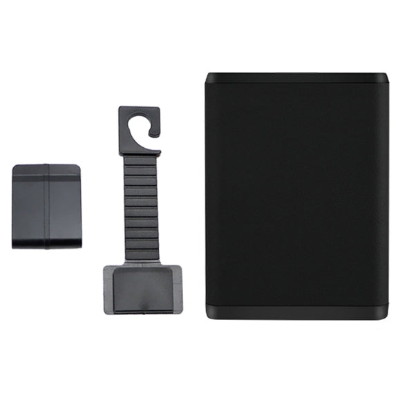 Multifunctional Car Dustbin Car Seatback Door Hanging Storage Box(Black)