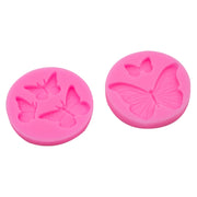 Butterfly Silicone Mold Fondant Chocolate Cake Decoration Mold Epoxy Brickearth Plaster Molds(NO.2 A685)